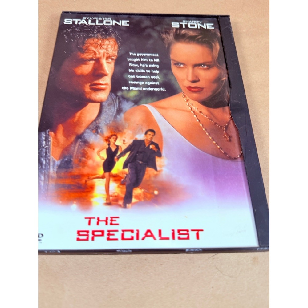 The Specialist DVD Sylvester Stallone Sharon Stone Warner Bros Snap Case